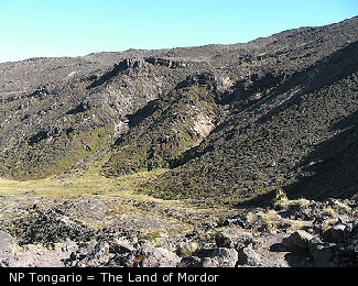 NP Tongario = The Land of Mordor